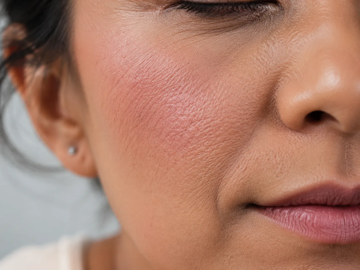 Blush Settles Into Cheek Lines