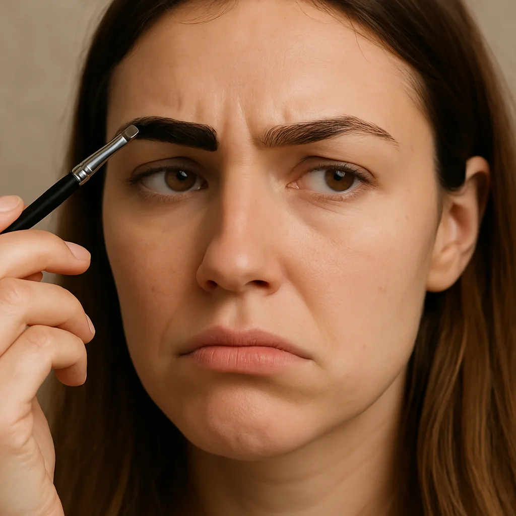 How to Fix Brow Pomade That Looks Too Dark